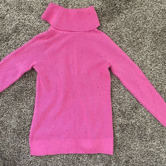 Talbots pink flecked turtleneck sweater women’s size Small - Picture 6 of 9